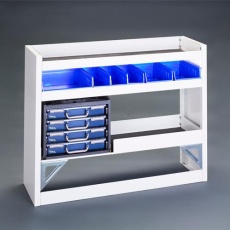【EA957-101】1000×310×800mm/3段 車載キャビネット棚