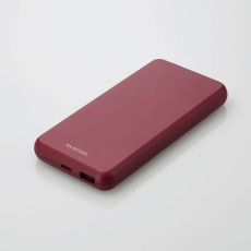 【DE-C38-10000RD】5V/3A出力　モバイルバッテリー(10000mAh/15W/C×1+A×1)