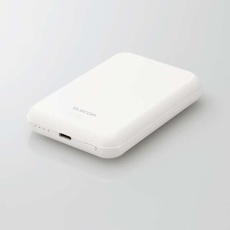 【DE-C40-5000WH】マグネット付ワイヤレス充電対応モバイルバッテリー(5000mAh)