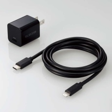 【MPA-ACLP04BK】USB Power Delivery 20W AC充電器(C-Lightningケーブル付属)