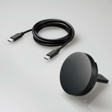 【W-MA03BK】3wayマグネット内蔵ワイヤレス充電器(7.5W・卓上)
