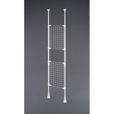 【EA976AJ-301】420x70x2000-2700mm メッシュパーテーション