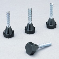 【EA976AK-92】φ19mm用 メタルラックミニ用アジャスター(4個)