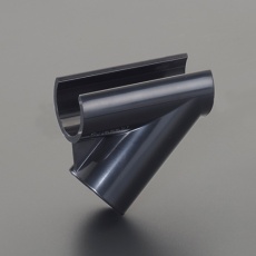 【EA976BY-351】[パイプラック用]3方向プラスチックジョイント(ブラック)