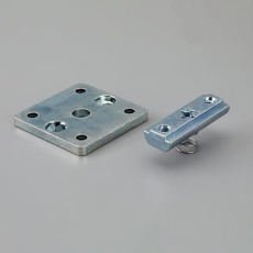 【EA976CB-32】40角用 後入れ式ジョイント(プレート+テーパーナット)