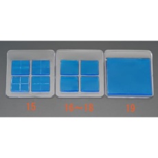 【EA979D-19】100x100x5mm 耐震ベース(角/1枚)