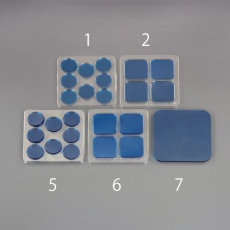 【EA979D-2】40x40x2.5mm 耐震ベース(角/4枚)