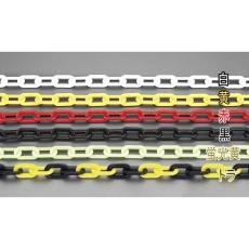 【EA980A-42B】6.0mm×30m プラスチックチェーン(黄)