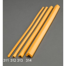 【EA983FE-314】48x48x900mm クッションガード(油面用/黄/2個)