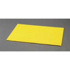 【EA983FE-60】900x600mm クッションマット(黄)