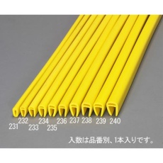 【EA983FJ-231】3x22x1000mm エッジガード(レモンイエロー)