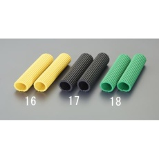 【EA983FM-18】φ34x150mm ハンドルグリップ(グリーン/2本)