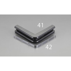 【EA983FM-41】150x150x36mm バンパークッション(運搬車用)