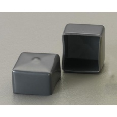 【EA983FN-15G】15x15mm 角型保護キャップ(グレー/2個)