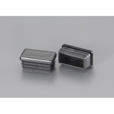 【EA983FP-91】30x20mm 角型保護キャップ(クロ/4個)