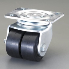 【EA986JX-125】125mm キャスター(自在金具・ツインホイール)