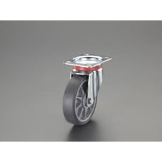 【EA986PD-200】200mm キャスター(自在金具・ホイールカバー付)