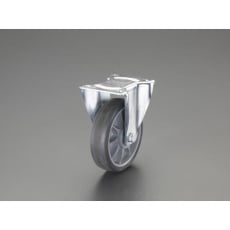 【EA986PG-200】200mm キャスター(固定金具・ホイールカバー付)