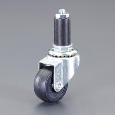 【EA986PT-835】50mm/18mm キャスター(自在金具・パイプ用)