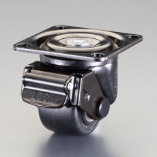 【EA986PX-75】75mm キャスター(自在金具・低床重荷重・ブレーキ)