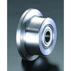 【EA986SF-125】125x50mm 車輪(Bベアリング・スティール製・レール用)