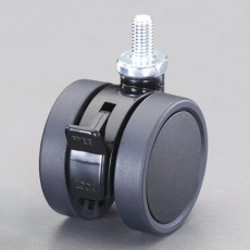 【EA986TG-16】40mm キャスター(ツインホイール・ブレーキ付)