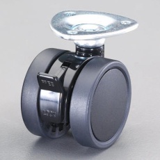 【EA986TG-6】40mm キャスター(ツインホイール・ブレーキ付)
