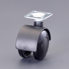 【EA986TH-1】50mm キャスター(ツインホイール/自在/クリーニング機能)