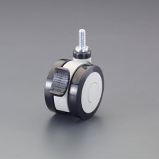 【EA986TH-102】75mm キャスター(ツインホイール/ブレーキ付/W3/8”)
