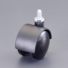 【EA986TH-8】50mm キャスター(ツインホイール/クリーニング機能/M10xP1.5)
