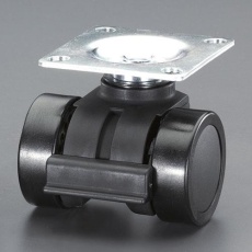 【EA986TJ-6】66mm キャスター(ツインホイール・ブレーキ付)