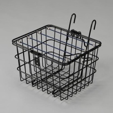 【EA986YF-3】335x270x210mm折畳自転車用ワイヤーバスケット(前用)