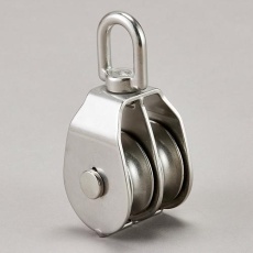 【EA987SM-64】25mm 滑車(ステンレス製/2車)
