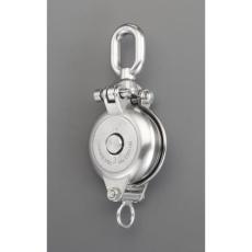 【EA987SR-43】82mm[ワイヤー用]リング付ベアリング滑車(ステンレス製)