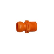 【EA991EK-4A】1/2”xR 1/2” 雄ねじコネクター(クーラント用2個)