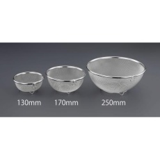 【EA992CJ-45】φ250/0.50mm/8メッシュ ろ過網(座付・ステンレス製)