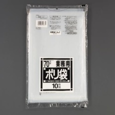 【EA995AD-272】800×900mm/70L ポリ袋(透明/特厚/10枚)