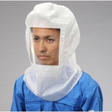 【EA996AW-1】使い捨て頭巾(SMS不織布/10枚)