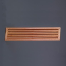 【EA997MF-7】80x420mm ドア用ガラリ(チーク)