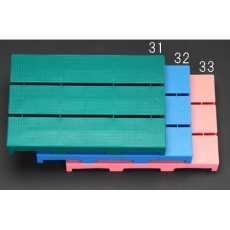 【EA997RJ-32】297×444mm すのこ(プラスチック製/ブルー)
