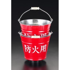 【EA999LD-1】8.0L 防火用バケツ(2個組)