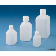 【10-2902-55】標準規格瓶 角型細口(ナチュラル) 25