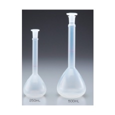 【30-3102-55】PPメスフラスコ 500mL 1個 30