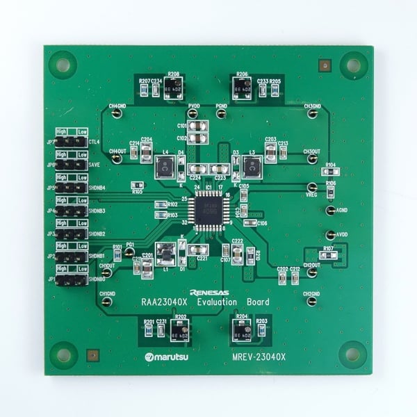 【MREV-23040X】ルネサスRAA230409 電源IC評価基板