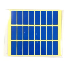 【3-5382-03】ラボ用マーキングラベル角型32.5 青