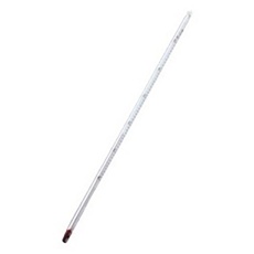 【3-5577-01】赤液棒状温度計AL0～50℃450mm