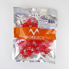 【MC-RJ45-CAT5-RD】Cat5コネクター 赤