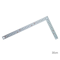 【3-7360-02】曲尺 30cm表裏同目 8段目盛 JIS