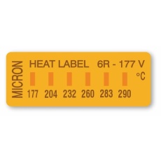 【3-8756-08】ヒートラベル(不可逆性)6点表示 6R