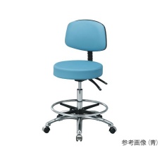 【3-9791-06】抗菌カラフル椅子 ASSTB127F 白